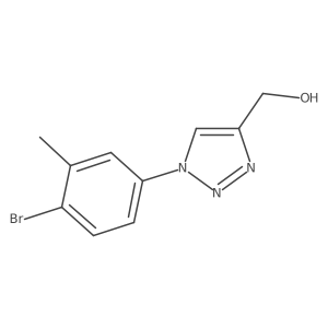 [1-(4-bromo-3-methylphenyl)-1H-1,2,3-triazol-4-yl]methanol Structure