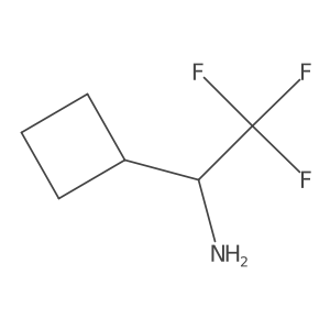 (S)-1-Cyclobutyl-2,2,2-trifluoroethanamine结构式
