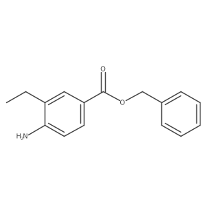 Benzyl 4-amino-3-ethylbenzoate Structure