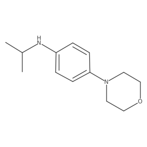 4-(morpholin-4-yl)-N-(propan-2-yl)aniline Structure