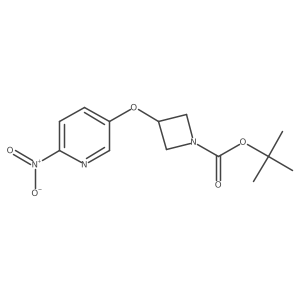tert-Butyl 3-(6-Nitropyridin-3-yloxy)azetidine-1-carboxylate结构式
