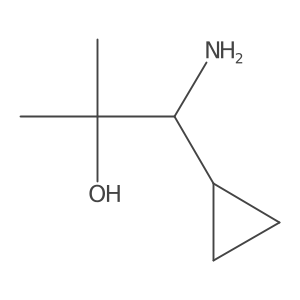 (R)-1-Amino-1-cyclopropyl-2-methylpropan-2-ol Structure