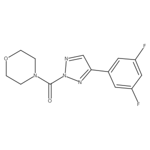 Methanone, [4-(3,5-difluorophenyl)-2H-1,2,3-triazol-2-yl]-4-Morpholinyl-结构式