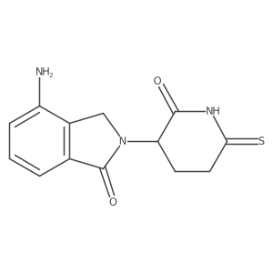 4-Amino-2-(2-oxo-6-thioxopiperidin-3-yl)isoindolin-1-one Structure