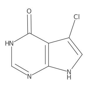 5-chloro-7H-pyrrolo[2,3-d]pyrimidin-4-ol Structure