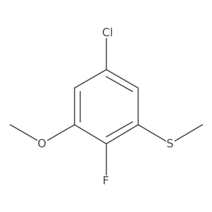 (5-Chloro-2-fluoro-3-methoxyphenyl)(methyl)sulfane结构式