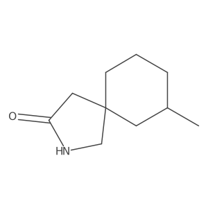 7-Methyl-2-azaspiro[4.5]decan-3-one Structure