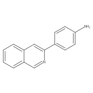 4-(3-Isoquinolinyl)benzenamine Structure