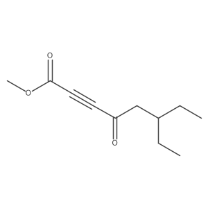 Methyl 6-ethyl-4-oxooct-2-ynoate结构式