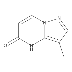 3-Methylpyrazolo[1,5-a]pyrimidin-5(4H)-one结构式