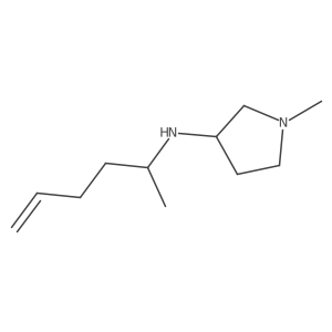 N-(Hex-5-en-2-yl)-1-methylpyrrolidin-3-amine Structure
