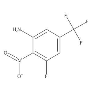 3-Fluoro-2-nitro-5-(trifluoromethyl)aniline Structure