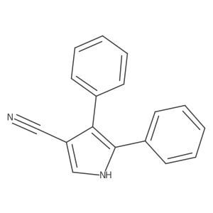 4,5-diphenyl-1H-pyrrole-3-carbonitrile Structure