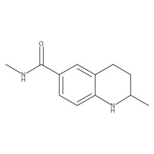 N,2-Dimethyl-1,2,3,4-tetrahydroquinoline-6-carboxamide结构式