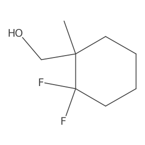 (2,2-Difluoro-1-methylcyclohexyl)methanol结构式