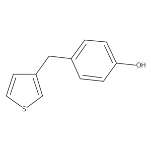 4-Thiophen-3-ylmethyl-phenol Structure