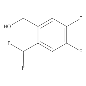 (2-(Difluoromethyl)-4,5-difluorophenyl)methanol Structure