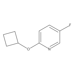 2-Cyclobutoxy-5-fluoropyridine结构式