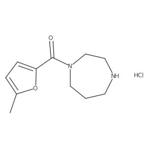 (1,4-Diazepan-1-yl)(5-methylfuran-2-yl)methanone hydrochloride结构式