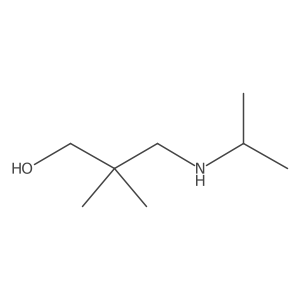 1-Propanol, 2,2-dimethyl-3-[(1-methylethyl)amino]- Structure