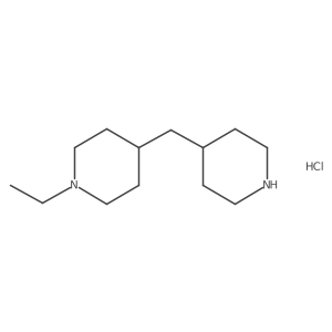 1-Ethyl-4-(piperidin-4-ylmethyl)piperidine hydrochloride Structure