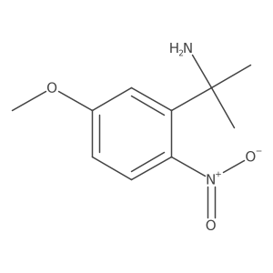 2-(5-Methoxy-2-nitrophenyl)propan-2-amine Structure