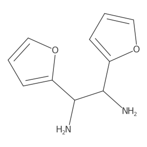 (1S,2S)-1,2-di(furan-2-yl)ethane-1,2-diamine结构式