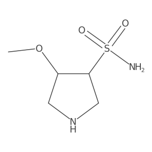 4-Methoxy-3-pyrrolidinesulfonamide Structure
