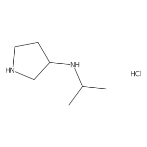 (R)-N-Isopropylpyrrolidin-3-amine hydrochloride Structure