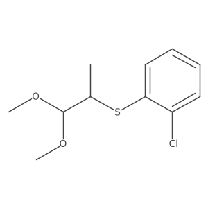 1-Chloro-2-[(1,1-dimethoxypropan-2-yl)sulfanyl]benzene Structure