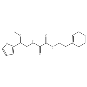 N1-(2-(cyclohex-1-en-1-yl)ethyl)-N2-(2-(furan-2-yl)-2-methoxyethyl)oxalamide Structure