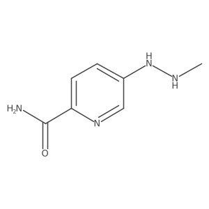 5-(2-Methylhydrazin-1-yl)pyridine-2-carboxamide结构式