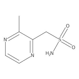 (3-Methylpyrazin-2-yl)methanesulfonamide结构式