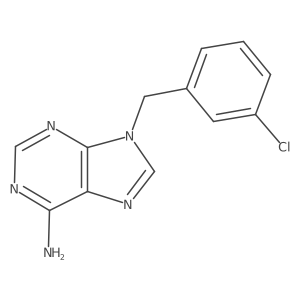 9-(3-Chlorobenzyl)-9H-purin-6-amine Structure