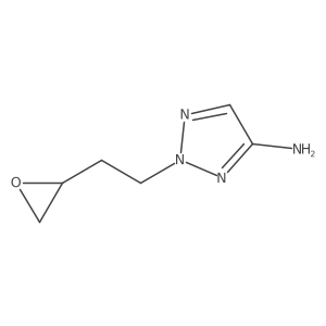 2-[2-(oxiran-2-yl)ethyl]-2H-1,2,3-triazol-4-amine Structure