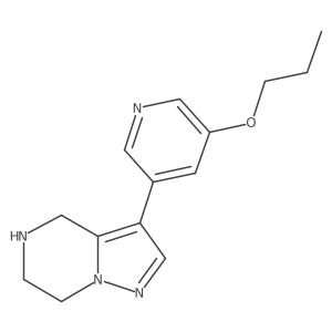 3-propoxy-5-{4H,5H,6H,7H-pyrazolo[1,5-a]pyrazin-3-yl}pyridine Structure