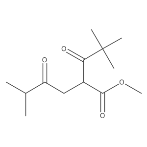 Methyl 2-(2,2-dimethylpropanoyl)-5-methyl-4-oxohexanoate Structure