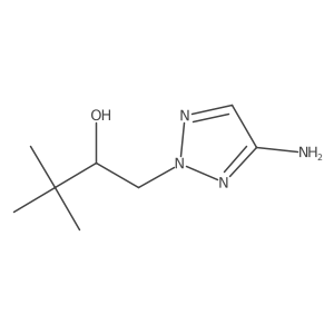 1-(4-amino-2H-1,2,3-triazol-2-yl)-3,3-dimethylbutan-2-ol Structure