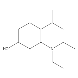 3-(Diethylamino)-4-(propan-2-yl)cyclohexan-1-ol结构式