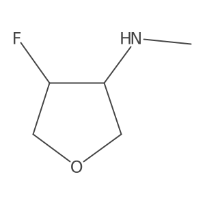(3R,4S)-4-fluoro-N-methyloxolan-3-amine Structure