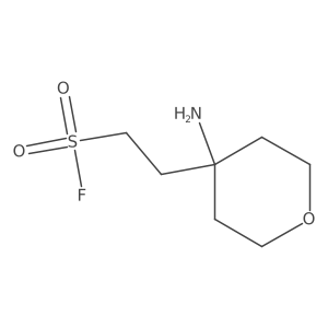 2-(4-Aminooxan-4-yl)ethane-1-sulfonyl fluoride结构式