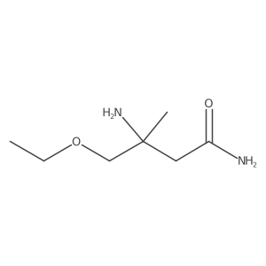 3-Amino-4-ethoxy-3-methylbutanamide Structure