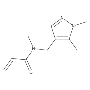 n-[(1,5-Dimethyl-1h-pyrazol-4-yl)methyl]-n-methylprop-2-enamide Structure