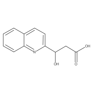 (3R)-3-hydroxy-3-(quinolin-2-yl)propanoic acid Structure