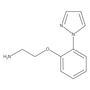 2-[2-(1H-pyrazol-1-yl)phenoxy]ethan-1-amine结构式