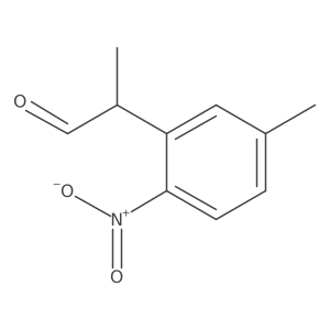2-(5-Methyl-2-nitrophenyl)propanal Structure