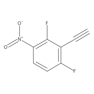 2-Ethynyl-1,3-difluoro-4-nitrobenzene结构式