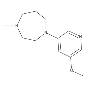 1-(5-Methoxy-pyridin-3-yl)-4-methyl-homopiperazine Structure