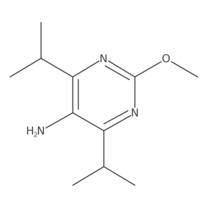 4,6-Diisopropyl-2-methoxypyrimidin-5-amine结构式