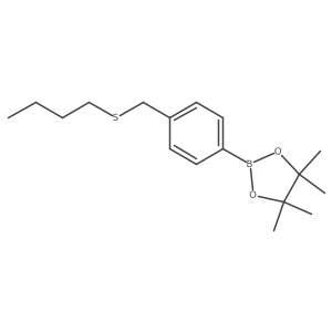 4-(S-Butylthiomethyl)phenylboronic acid, pinacol ester Structure